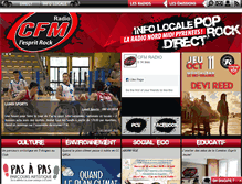 Tablet Screenshot of cfmradio.fr